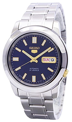 Seiko 5 Automatic Blue & Gold Dial Gents SNKK11J1