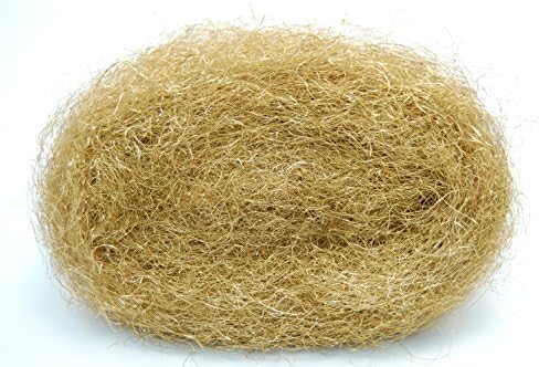 Brass Wool- Skein, Pad, Wad - 100 Gr. Oil Free Rust Free Marine Grade Finishing Polishing Grade (Fine Grade) by Lustersheen