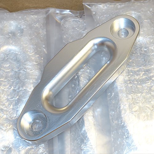 Ranger ATV Aluminum Hawse Fairlead for Synthetic Winch Rope Cable Lead Guide for 2000-3500 LBs ATV Winch 4 7/8" (124MM) Mount
