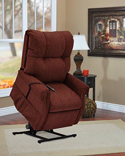 Med Lift Three-Way Reclining Lift Chair - Dawson - Maroon