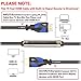 Postta HDMI Cable(75 Feet Blue) HDMI 2.0V with Built-in Signal Booster-Support 4K,3D,1080P,Ethernet,Audio Return-1 Pack