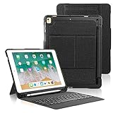 Coastacloud 2018 Upgrade Shockproof iPad Pro 10.5 Keyboard Case with Pencil Holder, Detachable Bluetooth Keyboard with Shockproof Heavy Duty Full-Body Protective Case for iPad Pro 10.5 inch