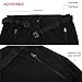 Spvoltereta Outdoor Thick Warm Women Straight Leg Pants Quick Dry Waterproof & Windproof With Fleece Liner For Hiking Trekking Snowmobiling Skiing (8, Black)