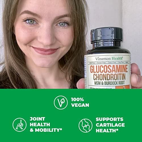Vegan Glucosamine Chondroitin, Phytodroitin MSM Supplement Capsules