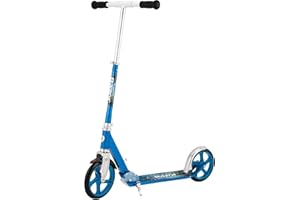 Razor A5 Lux Kick Scooter for Kids Ages 8+ - 8" Urethane Wheels, Anodized Finish Featuring Bold Colors and Graphics, for Riders up to 220 lbs