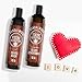 Beard Wash & Beard Conditioner Set w/Argan & Jojoba Oils - Softens & Strengthens - Natural Sandalwood Scent - Beard Shampoo w/Beard Oil (10oz)