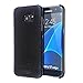 Galaxy S7 Edge Case,Pierre Cardin Premium Genuine Leather Lightweight Slim Snap On Hard Back Cover For Samsung Galaxy S7 Edge Black