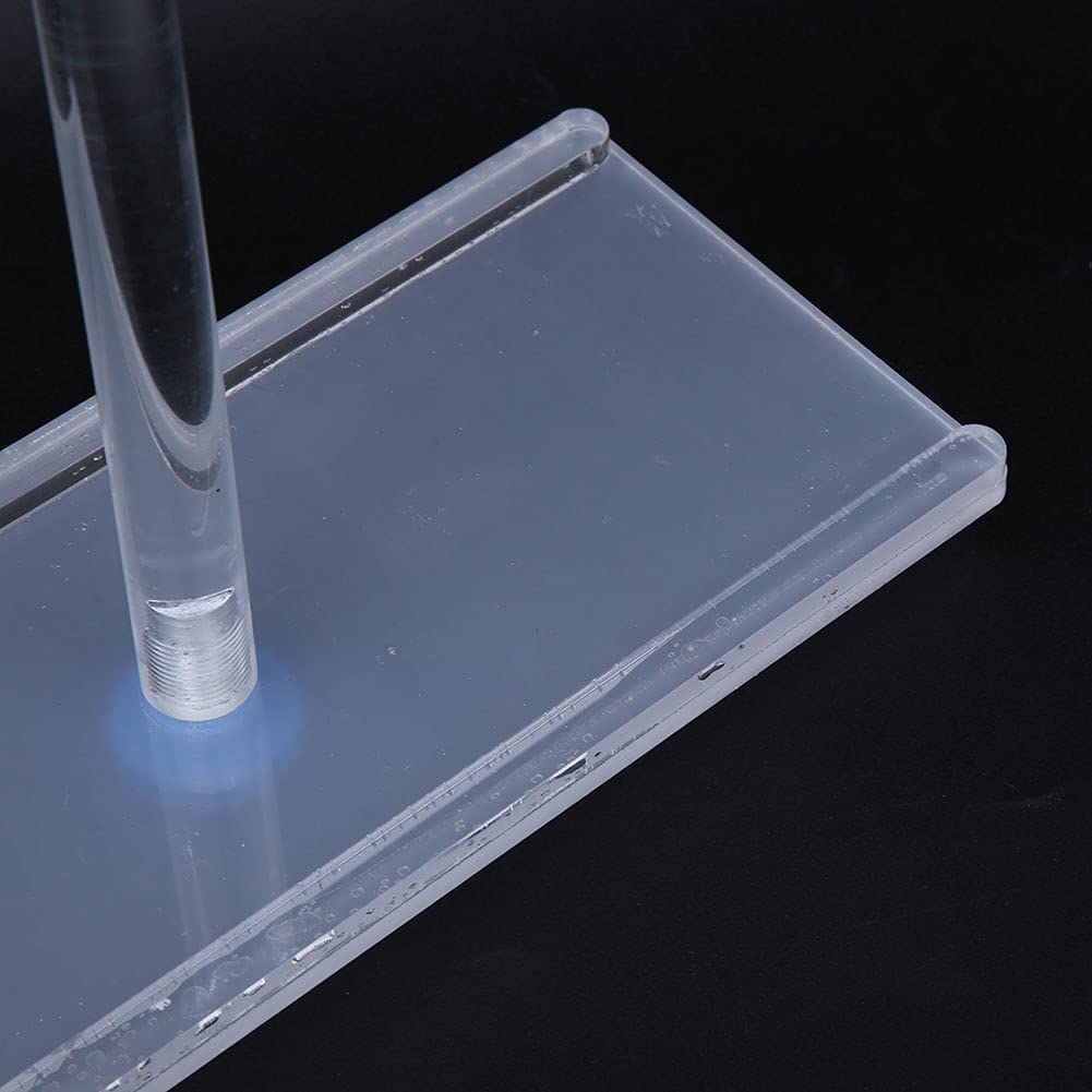 Plexiglass Funnel Stand – 4-Hole Adjustable Rack For Lab Funnels, School Experiments, Chemistry Setups