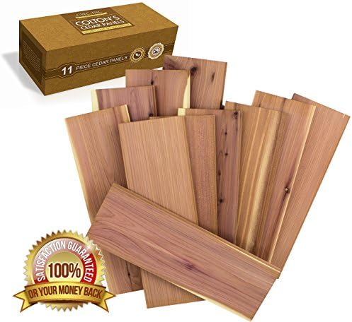 Cedar Wood Panels for Closet Storage Moth Repellent Fresh Cedar Smell (11- Pack)
