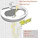 Drain Snake,5 Pack of Tencal 20'' Hair Drain Clog Remover Cleaning Tool and Drain Cleaner for Sink and Bathtub Toilet,Hook Catcher Unclogger and Auger Plumbing