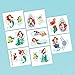 amscan Little Mermaid Tattoo Favors (16 Pack) - Party Supplies