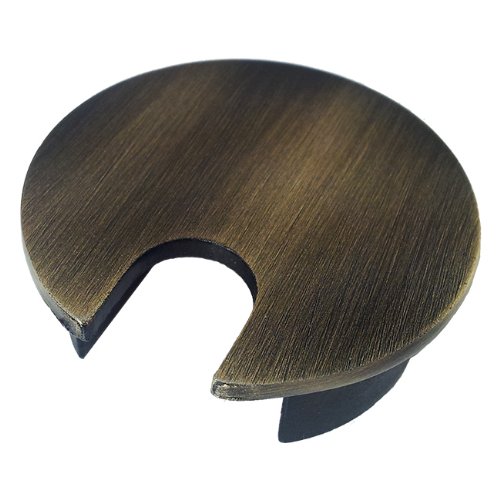 Metal Desk Grommet - Color: Brushed Bronze