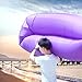 Anglink Outdoor Inflatable Lounger Couch, Thick Durable Comfortable, Air Sofa Blow Up Lounge Sofa with Carrying Bag for Travelling, Camping, Hiking, Park, Pool and Beach Parties