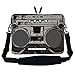Meffort Inc 15 15.6 inch Neoprene Laptop Sleeve Bag Carrying Case with Hidden Handle and Adjustable Shoulder Strap - Cassette Player Design