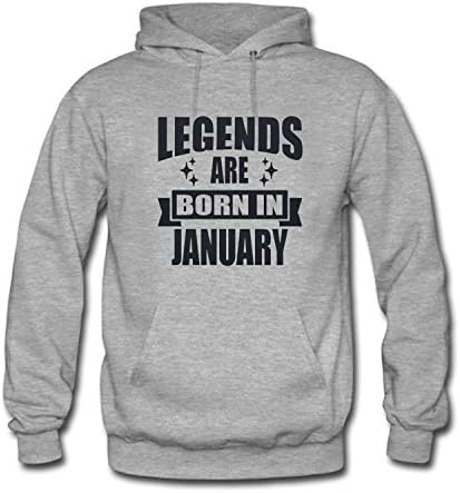 WJINX Women's Legends are Born in January Long Sleeve Hoodie