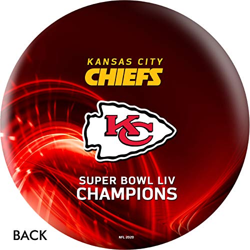 On The Ball Bowling NFL Super Bowl LIV Champs Kansas City Chiefs Red (14)