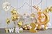 Treasures Gifted Silver & Gold Confetti Balloons - Clear Confetti Balloons - 12