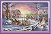 Joy Sunday Counted Cross Stitch Kits, Winter Travel Cross-Stitch Sets Embroidery Kit 14CT White Canvas 24''x16''