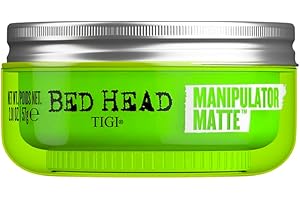 TIGI Bed Head Manipulator Matte Hair Wax, Strong Hold Sculpting and Styling Paste for Short to Medium Hair, 2.01 oz