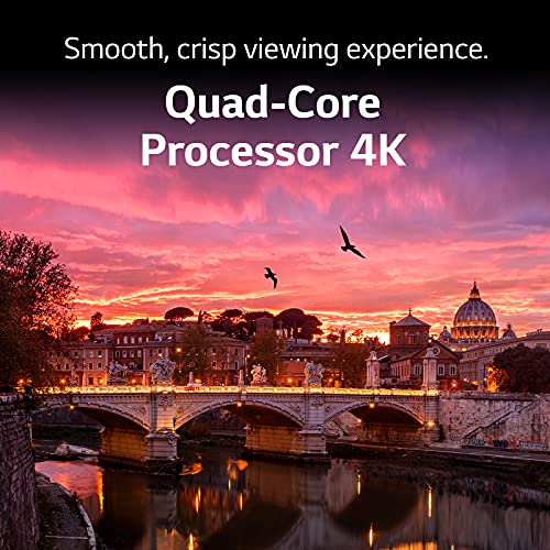 LG 80 Series 43" Alexa Builtin, 4K UHD Smart TV, 60Hz Refresh Rate, Filmmaker Mode, Game