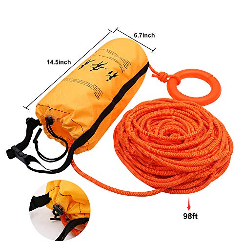 Zixar Water Rescue Throw Bag with 70 Feet of Flotation Rope in 3/10