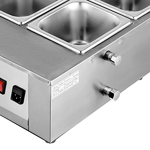 image for BestEquip 26.45LB Capacity Chocolate Tempering Machine 1000W 6 Pots Me