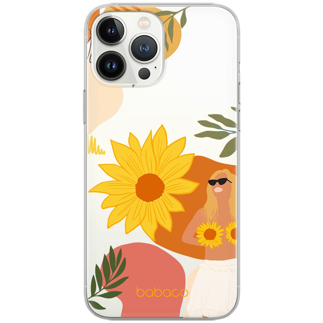 Babaco ERT GROUP mobile phone case for Xiaomi REDMI NOTE 10/ 10S original and officially Licensed pattern Flowers 015 optimally adapted to the shape of the mobile phone, partially transparent