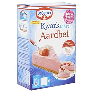 Dr.Oetker Kwarktaart Aardbei – taartmix voor 12 taartpunten (420 g)