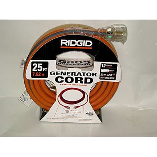 ridgid generator cord