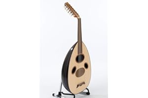 Shami Oud Black Walnut Wood with Guitar Pegs