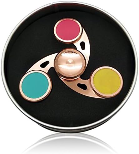 SpinX – Prime Fidget Spinner Multi-Color, Superior Quality - Fast and Strong Bearings, 4+ Minute Spins – Spinner Toy to relieve Stress and Anxiety, ADD, ADHD, OCD and Better Focus – Copper