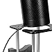 Aobelieve Acrylic Speaker Stand for Alexa Amazon Echo, with Remote Holder, Black