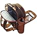 Ferlin Picnic Backpack for 4 with Cooler Compartment, Detachable Bottle/Wine Holder, Fleece Blanket, Plates and Cutlery Set (Coffee)