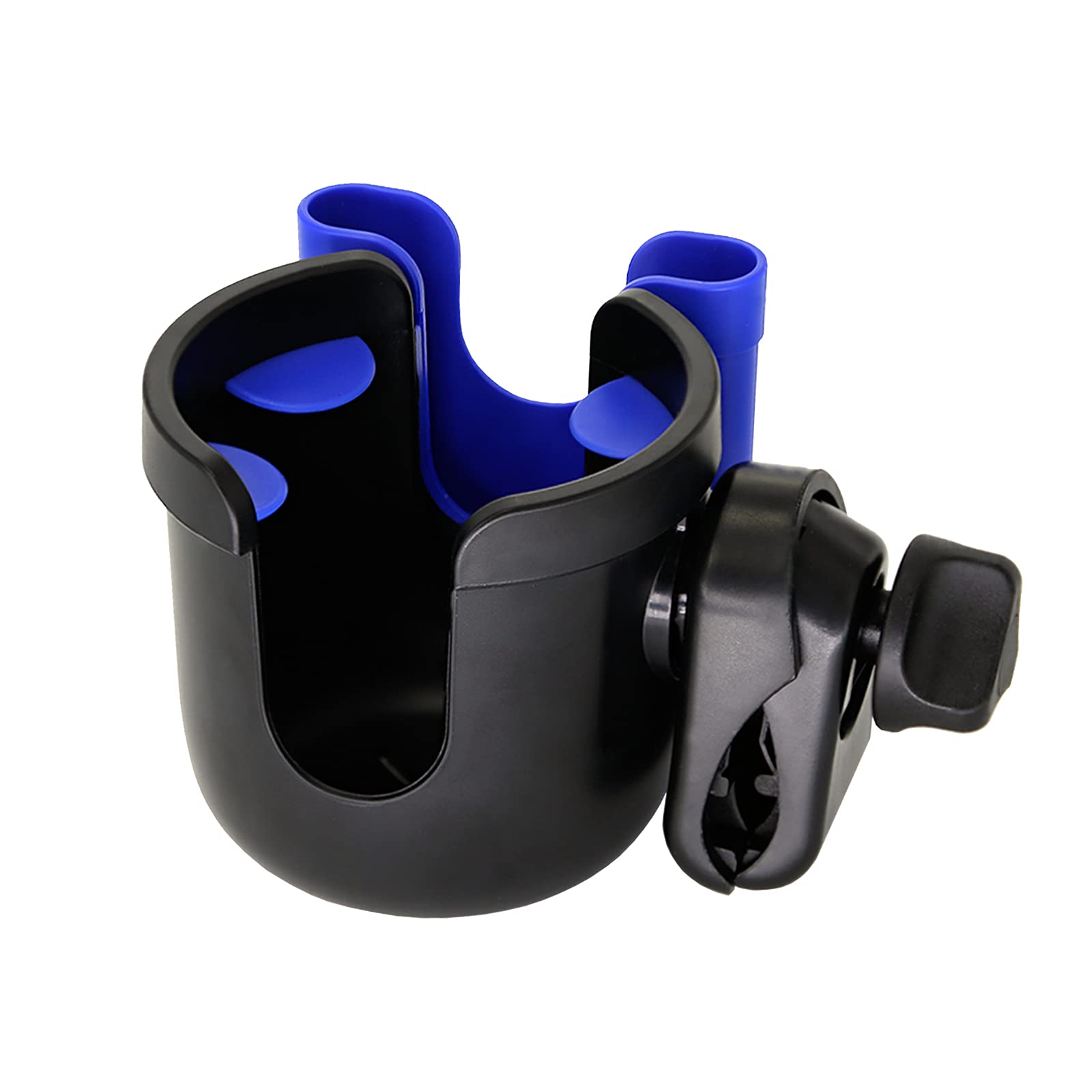 Universal Cup Holder, Stroller Cup Holder with phone holder, Stroller Accessories, Bike water bottle holder, Treadmill, Wheelchair(Royal)