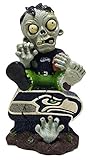 Seattle Seahawks Zombie Sitting On Team Logo