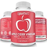 Apple Cider Vinegar Capsules - Detox Cleanse Diet Pills That Work Fast For Women Men - Support Weight Management Metabolism Hunger Appetite Control - Natural Bloating Relief Supplements - ACV Capsules