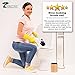 ToiletTree Products Deluxe Toilet Brush with Stainless Steel Handle and 100% Bamboo Wooden Holder