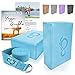 Premium Yoga Blocks & Metal D Ring Strap Yogi Set (3PC) 2 Pack High Density EVA Foam Blocks to Support & Deepen Poses, Improve Strength, Flexibility & Balance - Lightweight, Odor & Moisture Resistant
