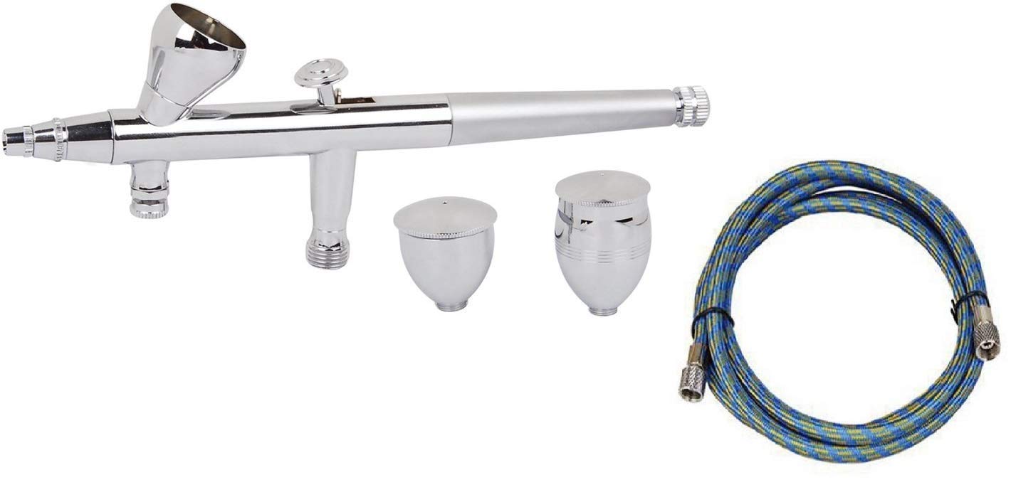 Fengda 0.3 mm Airbrush with Fengda Canvas Air Hose 1.8 m connection 1/8-1/8