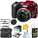 Nikon COOLPIX L840 Digital Camera Bundle with 38x Optical Zoom and Built-In Wi-Fi Red (WHITE BOX PACKAGING, NEW CAMERA) + Camera Case + 6pc Starter Kit + Charger