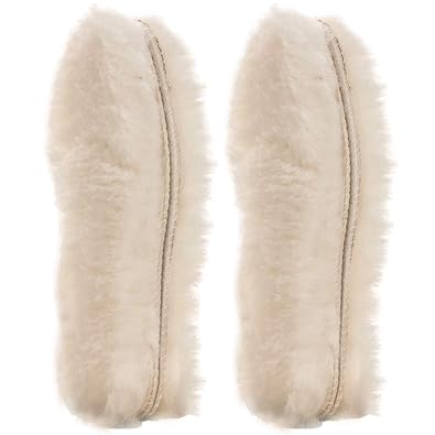 [ 2 Paar ]Australischen Schaffell Einlegesohlen Super Dick Premium fur Stiefel Schuhe| Robust & Extra flauschige Premium Scha