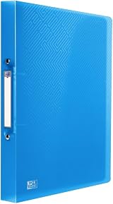 Oxford A4 Ring Binders 40mm Spine Pack of 5 Assorted Colours view 4
