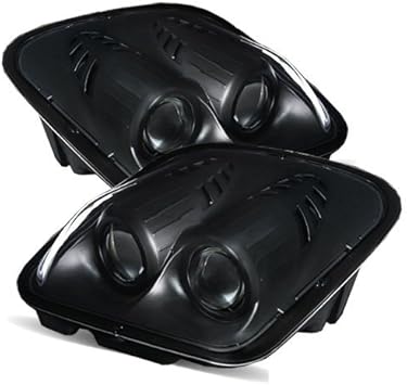 Cpw Tm 1997 2004 Chevy Corvette C5 Z06 Black Dual Projector Headlights New Pair Amazon Ca Automotive