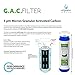 Express Water 3 Year Reverse Osmosis System Replacement Filter Set 21 Filters, Carbon GAC, ACB, PAC, Sediment SED 10 inch Size