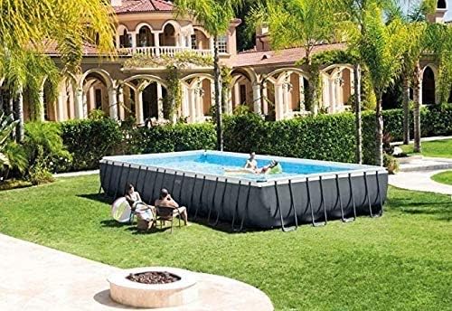 Zhihao Summer Portable Durable tool Ultra XTR 32ft x 16ft x 52" Rectangular Frame Above Ground Swimming Pool