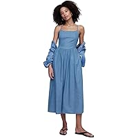 open lace back dress GAP Womens Ribbed A-Line Knit Midi Dress Cattelya Orchid 183223 S at Amazon  Women's Clothing store