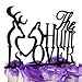 LOVENJOY Gift Box Pack Deer The Hunt is Over Acrylic Wedding Cake Toppers