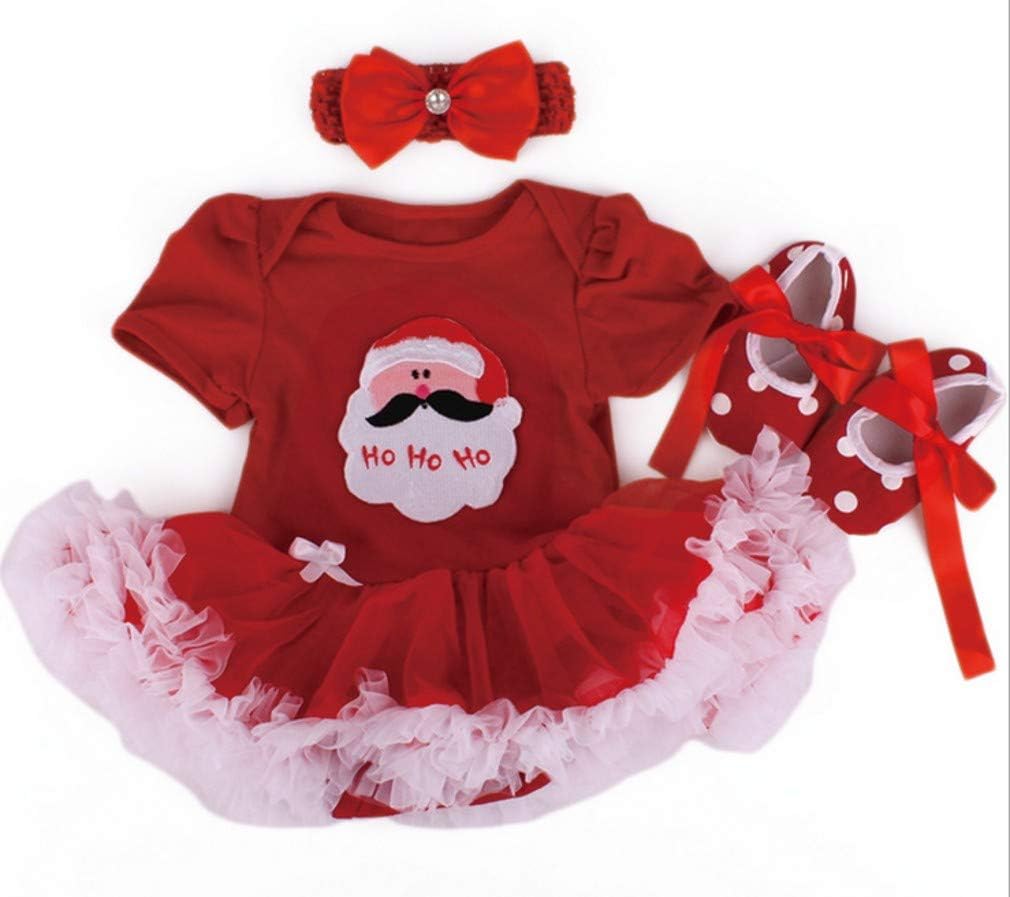 JINGPIN A Tutu Dress 20-22 Reborn Baby Doll Bellissimi Abiti Rossi Natalizi  3 in 1 Bambolotti e accessori urban-earth.co.uk