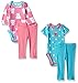 Gerber Baby Girls' 4-Piece Bodysuit and Pant Set, Kitty, 3-6 Months