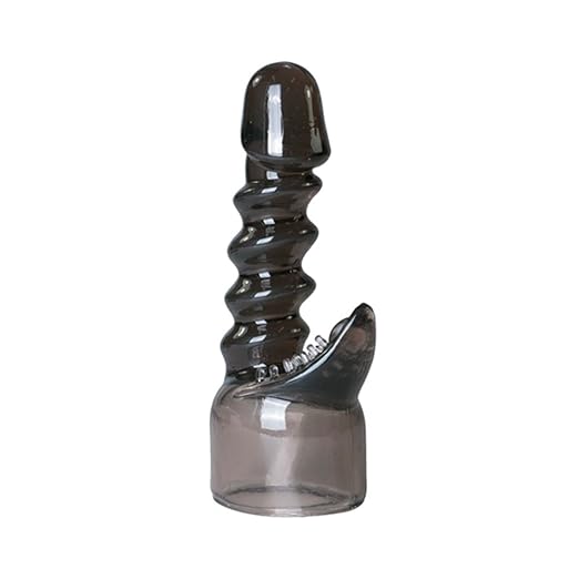 marielove Magic Wand Aufsatz für sie und ihn, 40mm, Vibrator Silikon Aufsatz für Magic Wand Massagegeräte (Schwarz)